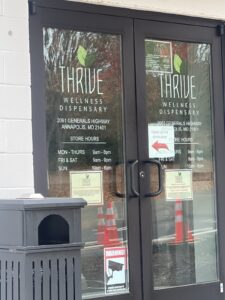 Thrive Dispensary Annapolis — Annapolis, MD