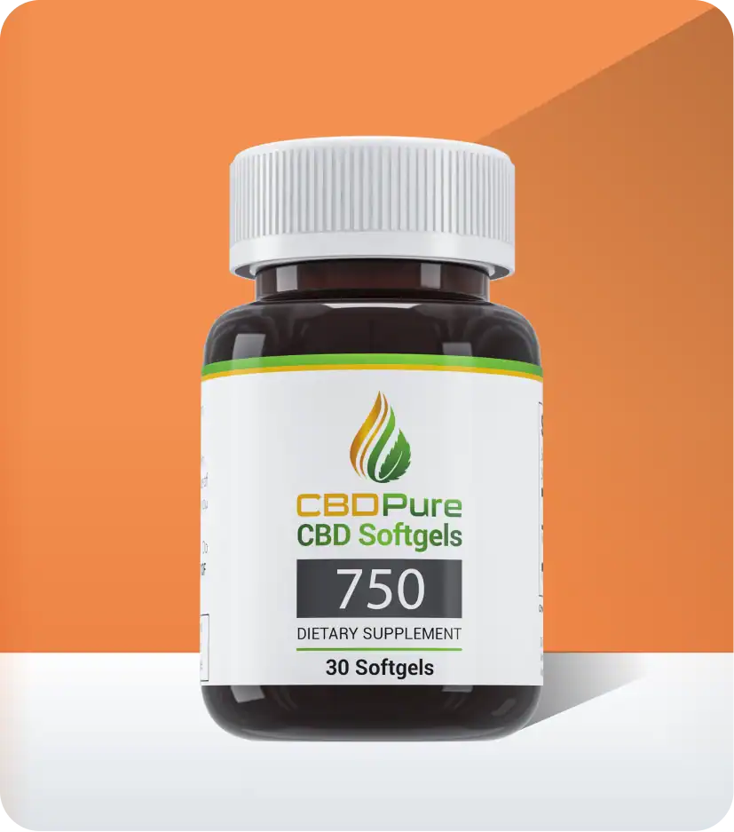 CBDPure – CBD Softgel Pills 750 Featured Image