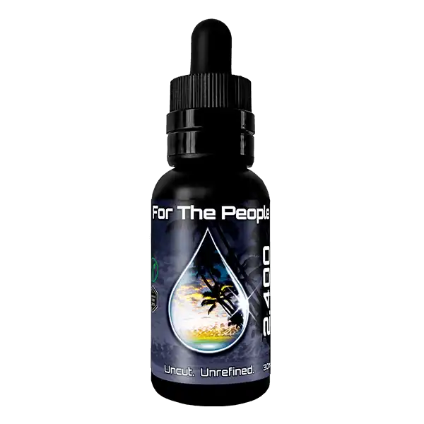CBD For The People – Dark CBD Oil Tincture (2,400MG) 30ML Bottle Featured Image
