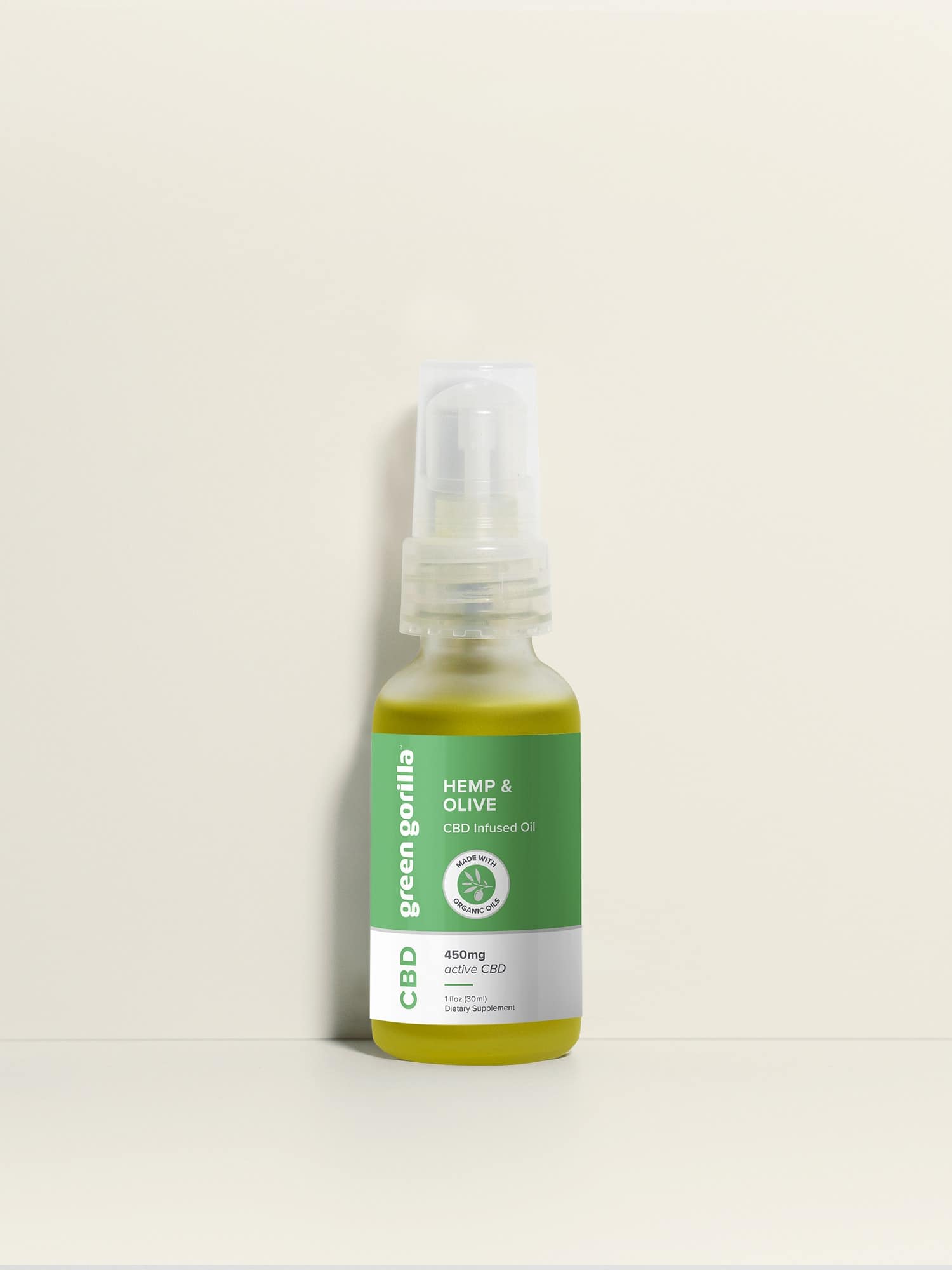 Green Gorilla – Certified Organic Pure CBD Oil 450mg Featured Image