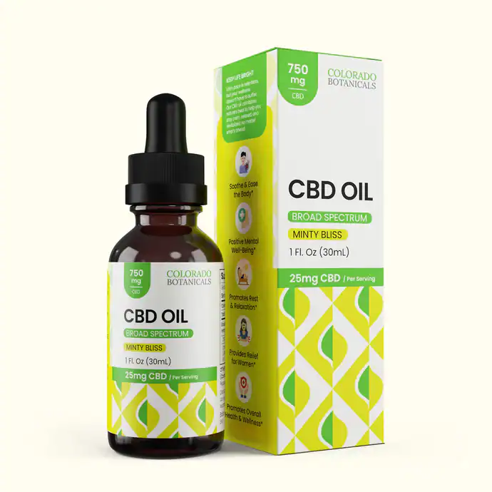 Colorado Botanicals – 750mg Broad Spectrum CBD Oil Featured Image