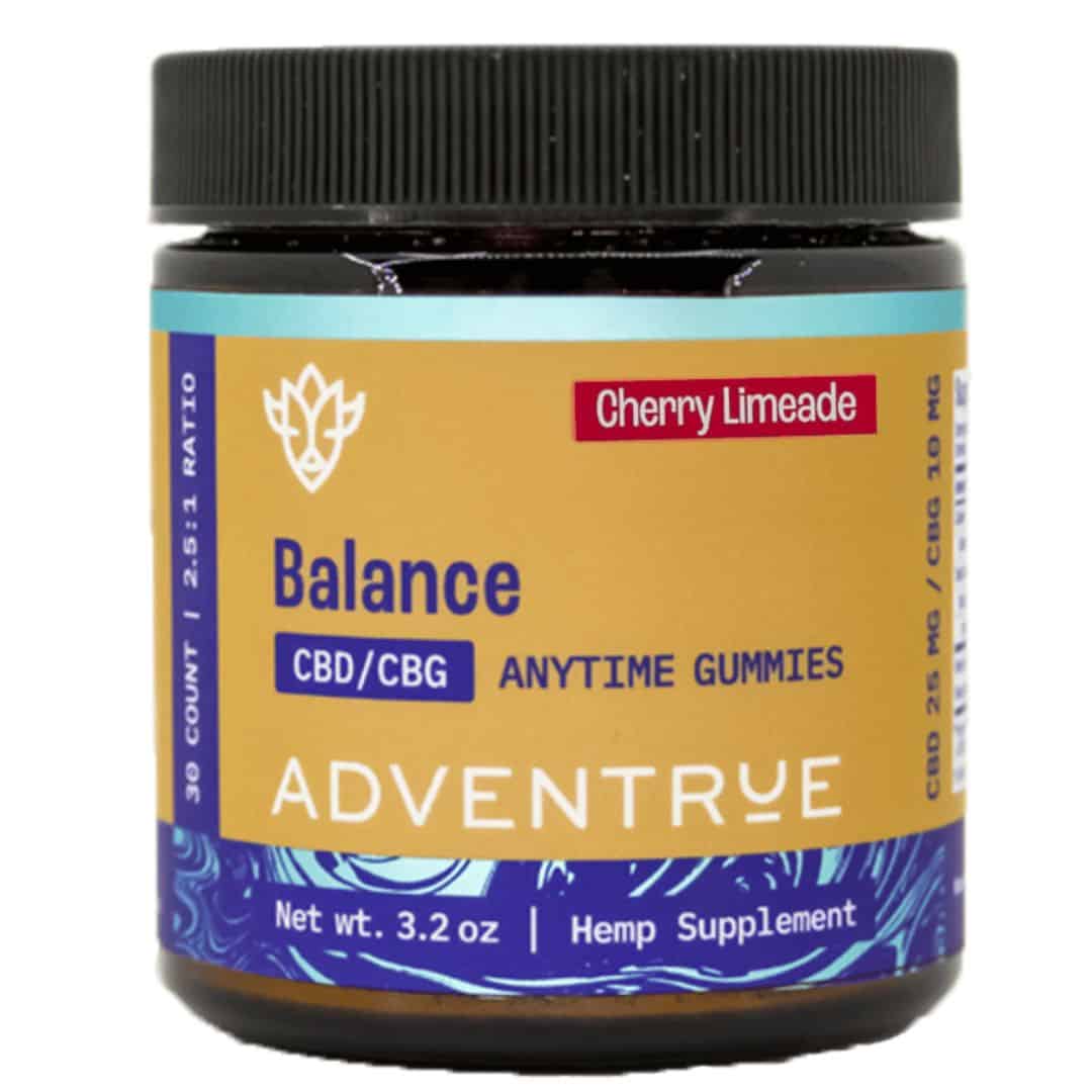 AdvenTrue Balance CBD/CBG Anytime Gummies Featured Image