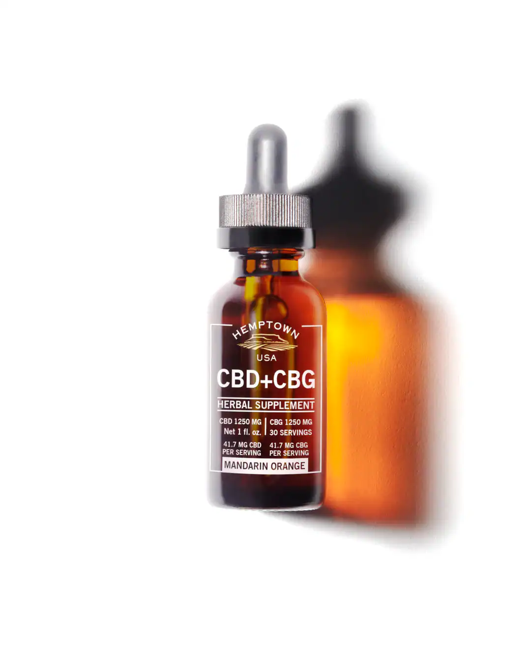 Hemptown Naturals – Mandarin Orange 1250 mg CBD + 1250 mg CBG Tincture 🍊 Featured Image