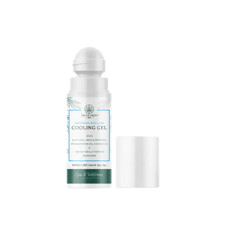 On The Green CBD – 500mg CBD Menthol Roll On Cooling Gel. 3oz Featured Image