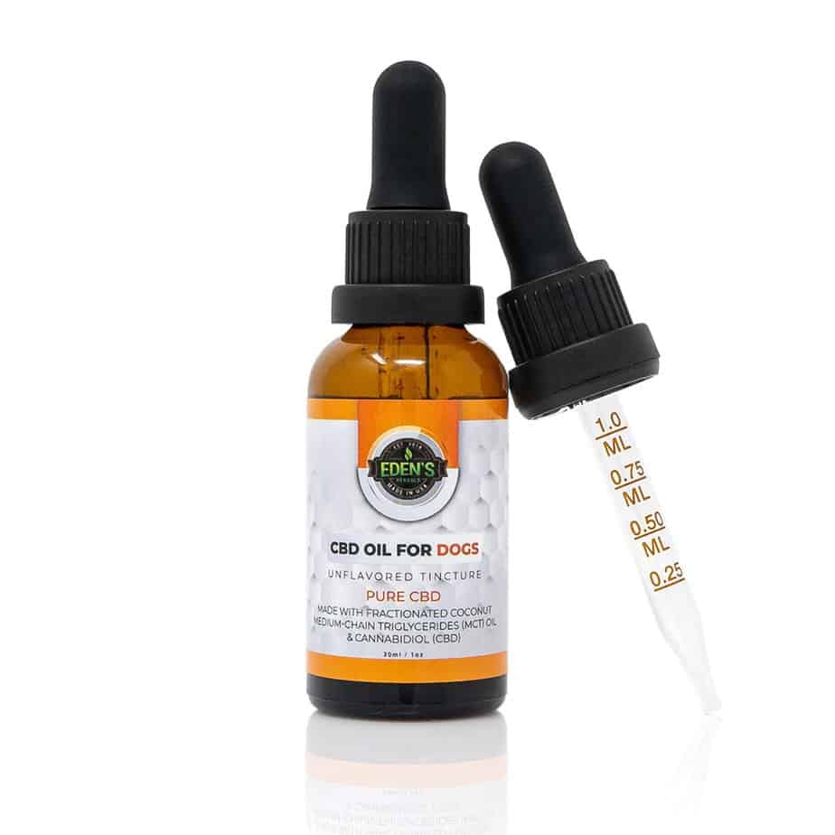 Eden’s Herbals CBD Oil Tincture for Dogs Featured Image