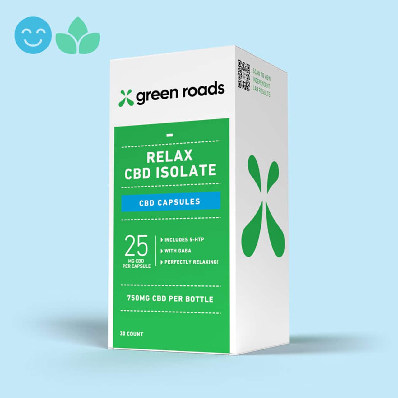 Green Roads – Relax CBD Capsules – (30ct) 750mg Featured Image