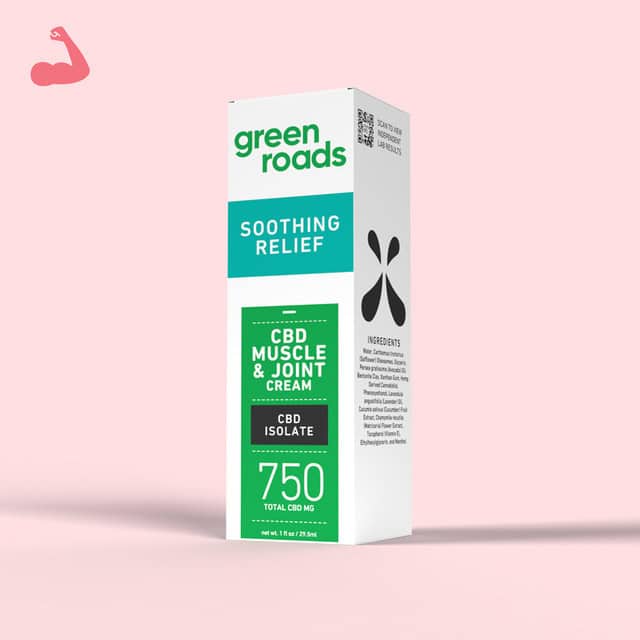 Green Roads – Muscle & Joint Relief Cream – 750mg (1oz) Featured Image