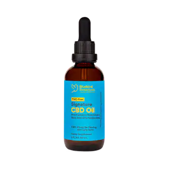Bluebird Botanicals – THC Free Signature CBD Oil Featured Image