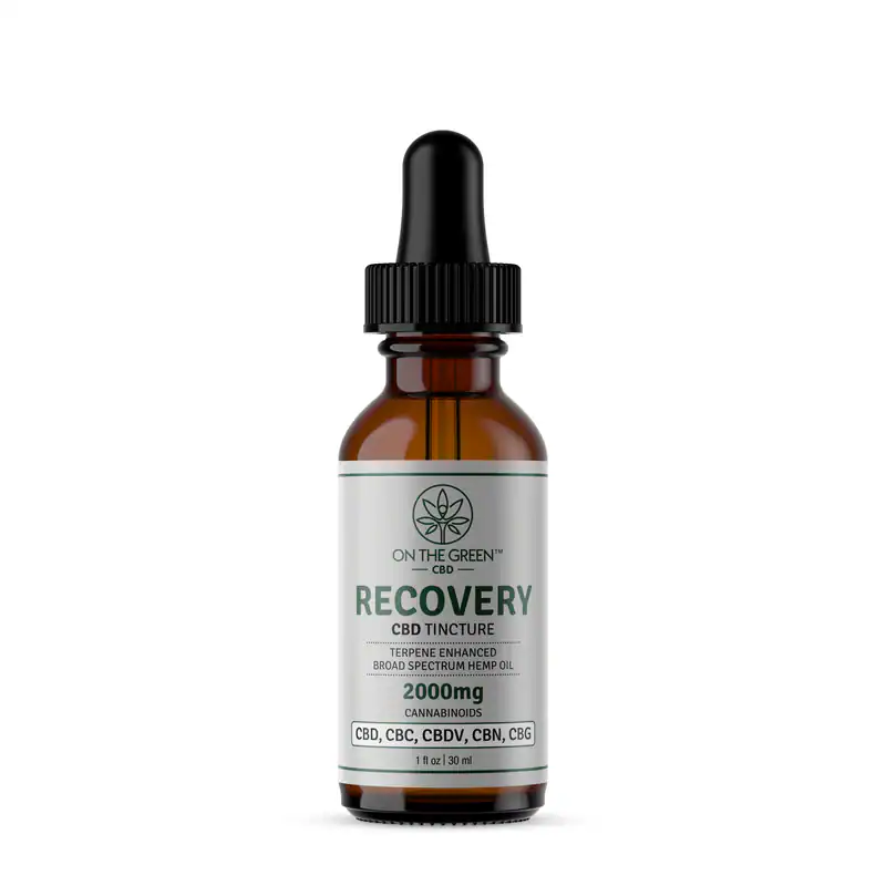 On The Green CBD – 2000mg CBD Broad Spectrum (RECOVERY) Tincture. 1oz Featured Image