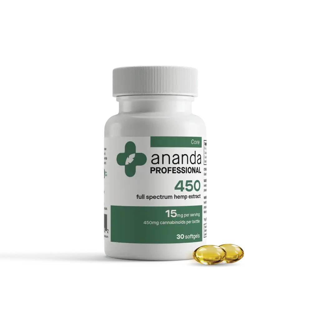 Ananda Professional – Full Spectrum CBD Softgels 30-count – 15mg per Serving Featured Image