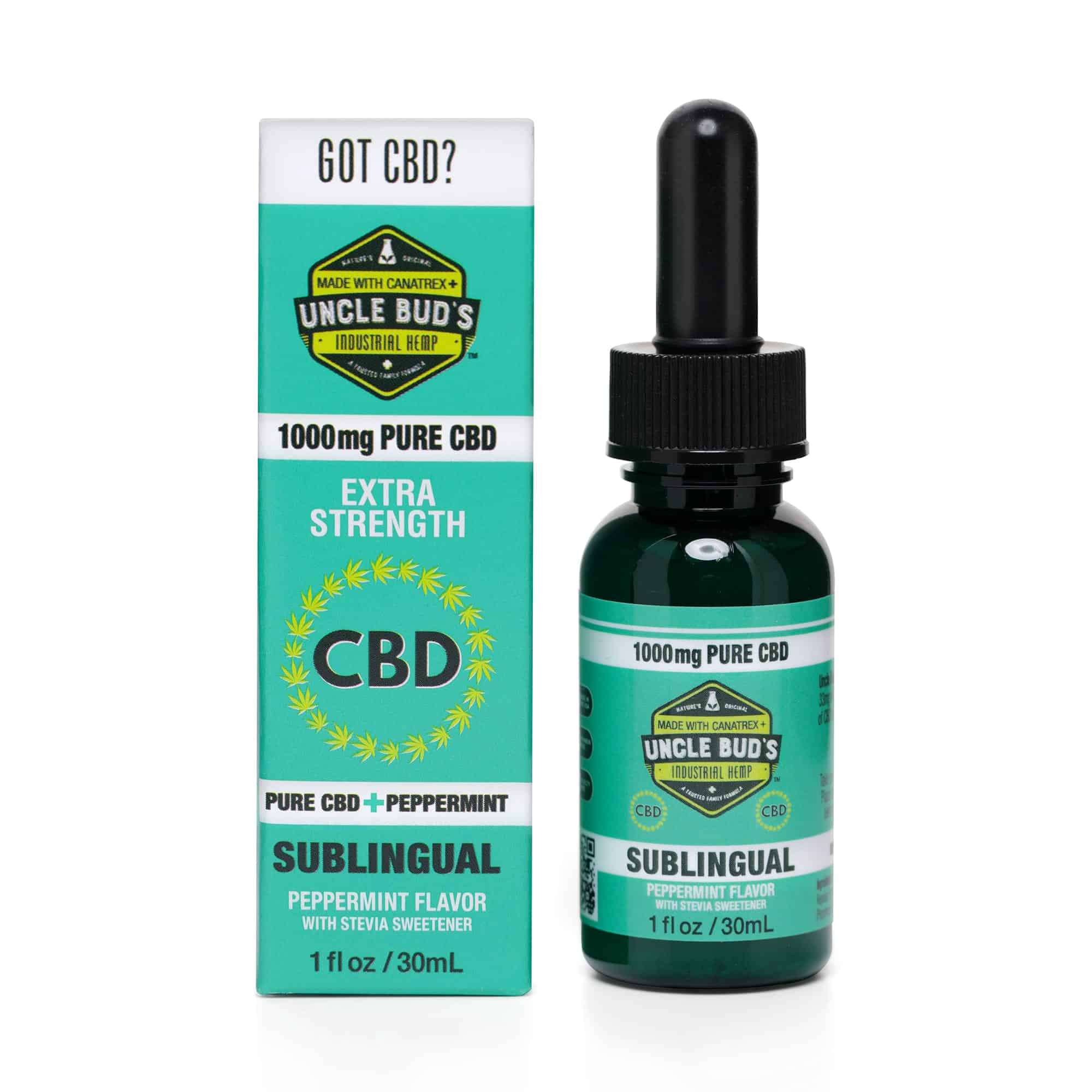 Uncle Bud’s Hemp – 1000mg CBD Sublingual Tincture Featured Image