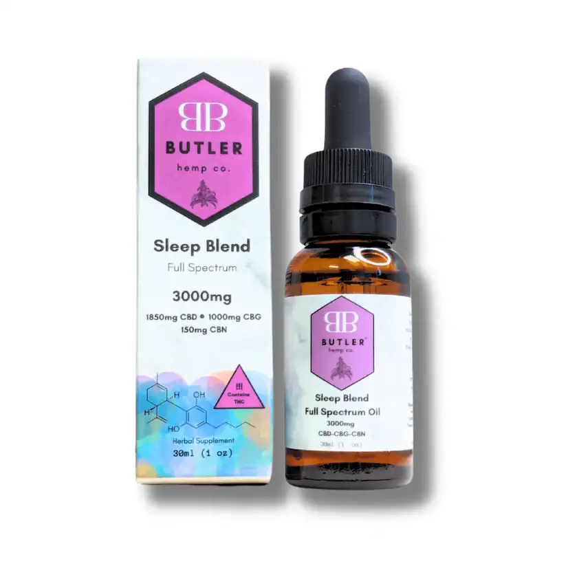 Butler Hemp Co – Sleep Blend Full Spectrum Oil Featured Image