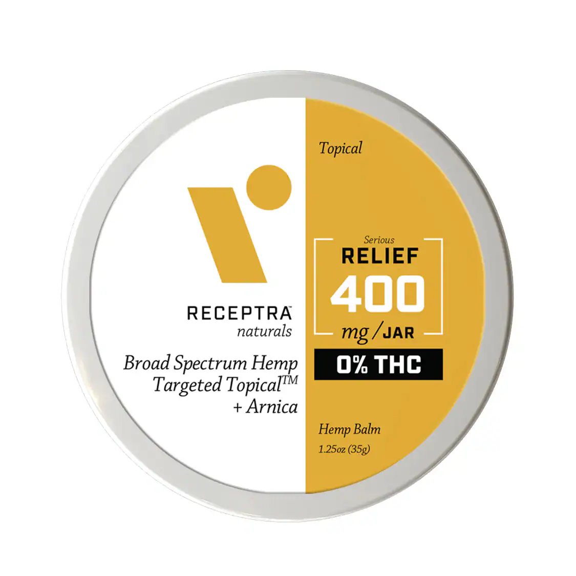 Receptra – Serious Relief + Arnica Targeted Topical 0% THC Featured Image