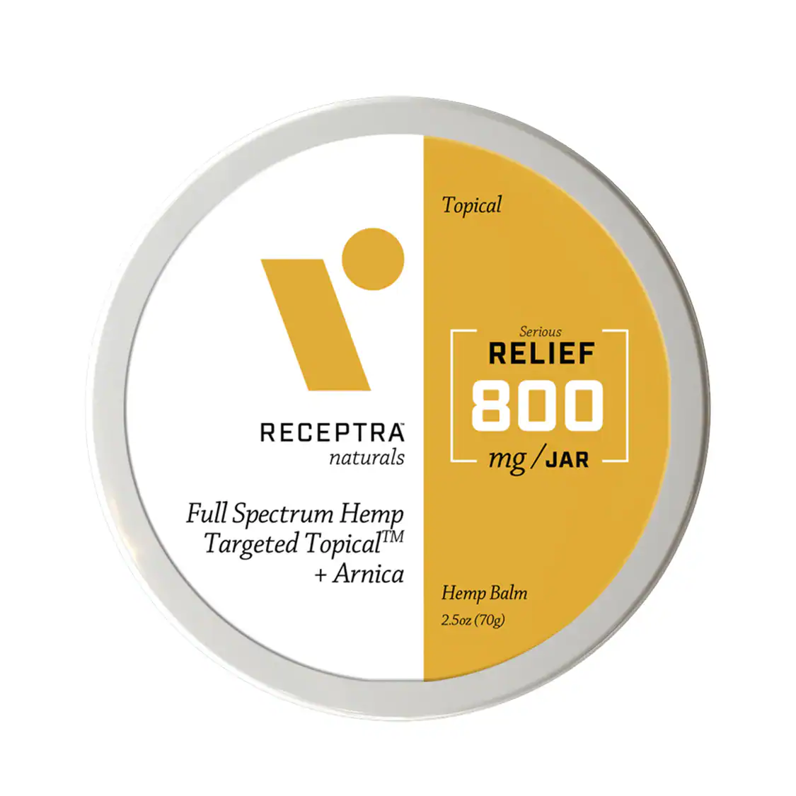 Receptra – Serious Relief + Arnica Targeted Topical-800mg (2.5oz) CBD Featured Image