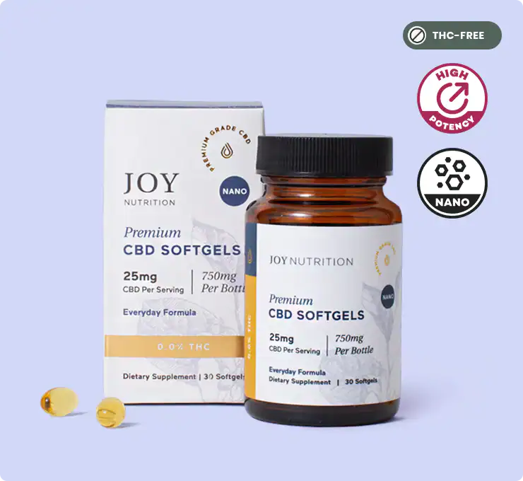 Joy Organics – CBD Softgels 10mg / 25mg / 100mg Featured Image