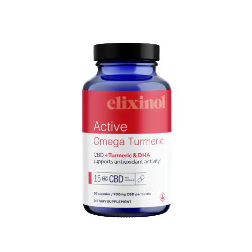 Elixinol – Active Omega Turmeric Capsules Featured Image