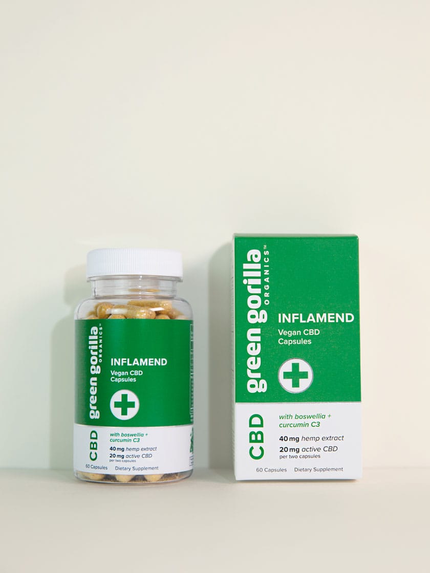 Green Gorilla – CBD Capsules – Inflamend Featured Image