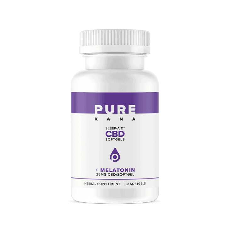 PureKana – CBD Capsules + Melatonin – Sleep-Aid PM Pills Featured Image