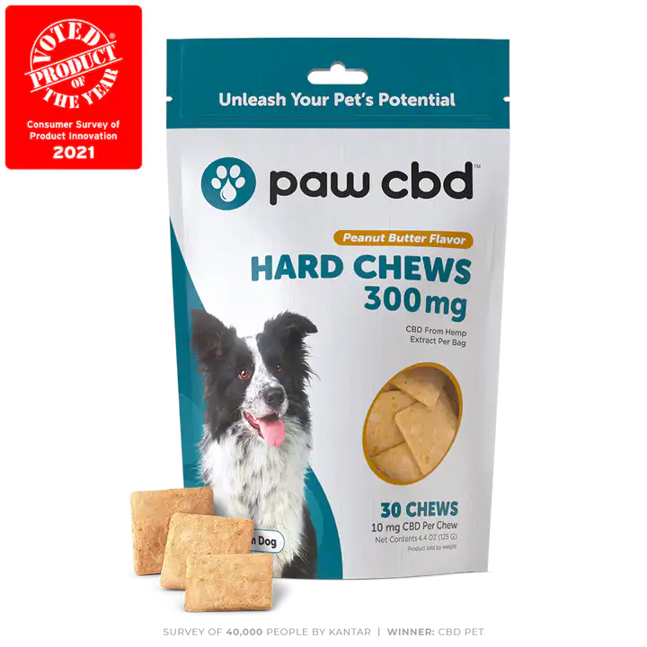 Paw CBD – Broad Spectrum CBD Dog Hard Chews Featured Image
