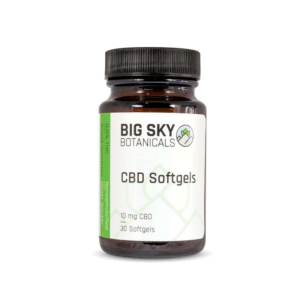 Big Sky Botanicals – Broad-Spectrum CBD Softgels Featured Image