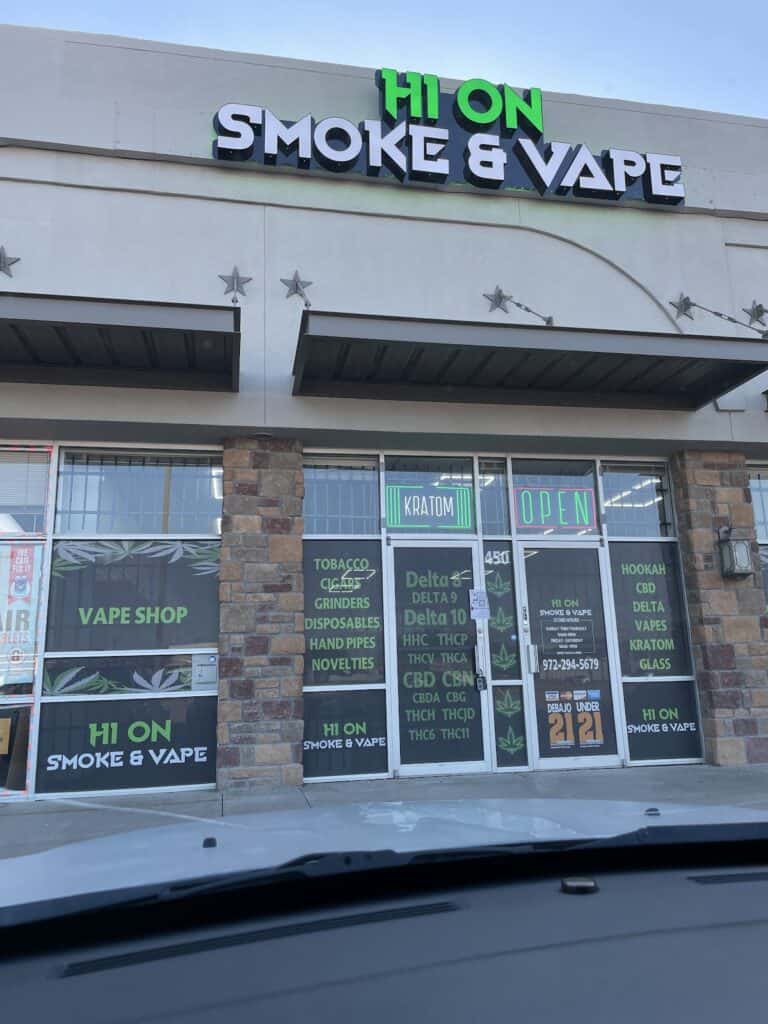 Hi On Smoke | 6805 Main Street, The Colony, Texas | Cannabis Shop – main photo