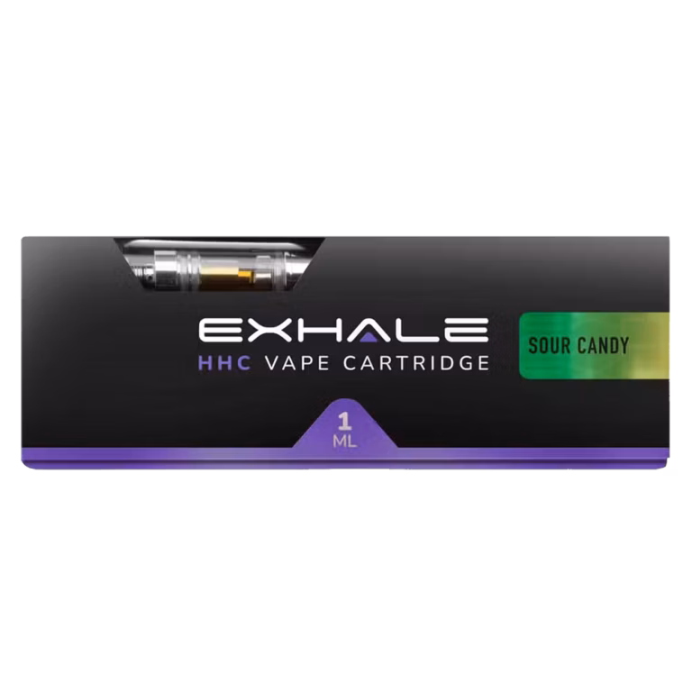Exhale Wellness – HHC Vape Cartridges Sour Candy