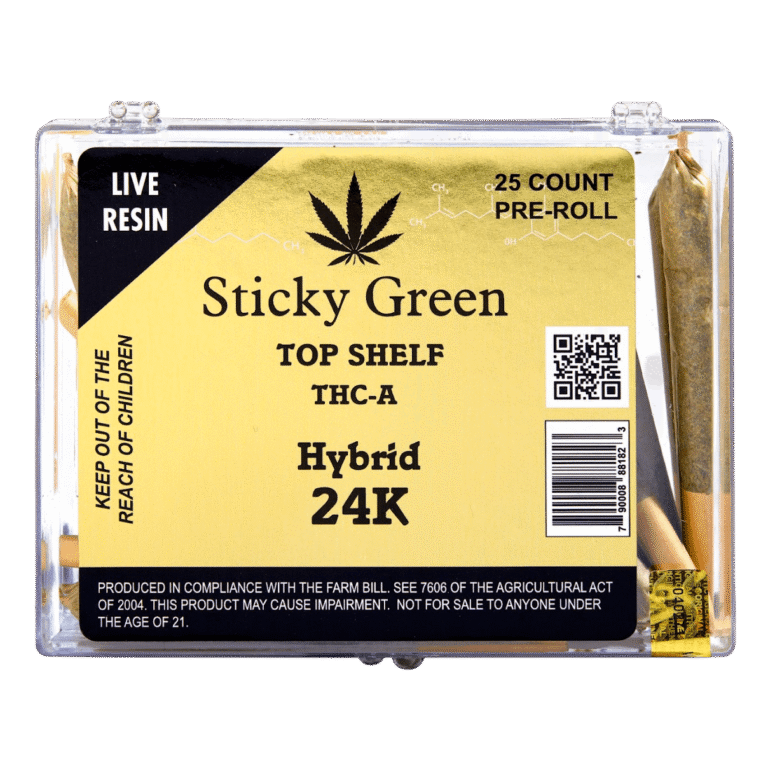 24K Hybrid Infused Top Shelf Pre Rolls (Hybrid)