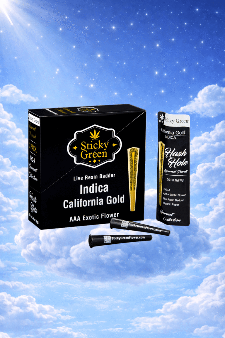 California Gold Hash Hole Pre Rolls (Indica)