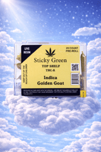 Golden Goat Infused Top Shelf Pre Rolls (Indica)