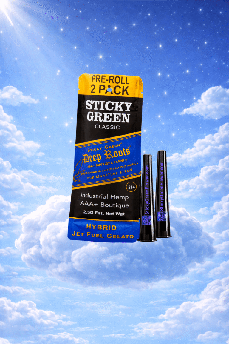 Jet Fuel Gelato Deep Roots Pre Rolls (Hybrid)